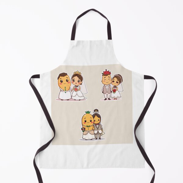 Item preview, Kawaii Food Wedding Couples – Cute Bride & Groom Wedding Gift designed and sold by SIA FUNKY ARTS.