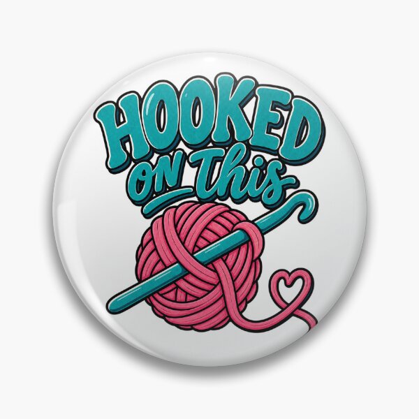Item preview, Hooked on This – Funny Crochet Lover designed and sold by EastEndTownie.