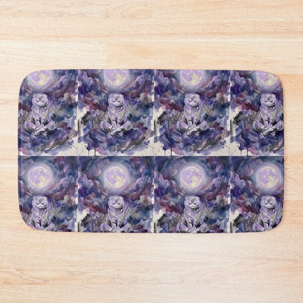 Item preview, Scottish Fold Moon Meditation designed and sold by PictoVibe.