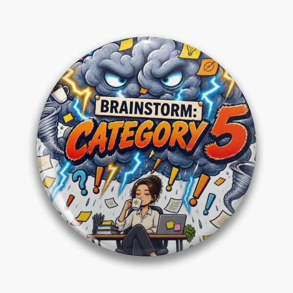 Item preview, Brainstorm Category 5 Creative Mind Chaos Weather Storm designed and sold by SVox.