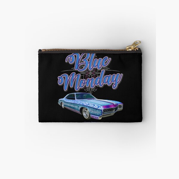 Item preview, 1966 Riviera Blue Monday with text - Lowrider, Kustom, Hot Rod, Muscle Car designed and sold by Elegant Customs.
