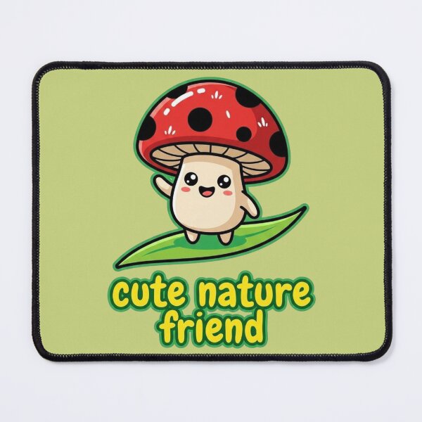 Item preview, Cute Nature Friend – Adorable Mushroom Character Kids Wall Art, Woodland Nursery Decor designed and sold by morning sun.