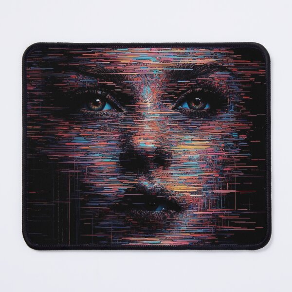 Item preview, Digital Distortion: Cyberpunk Female Face designed and sold by V8Green.