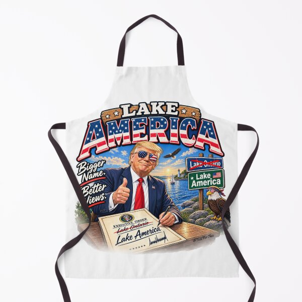 Item preview, Lake America – Funny Trump Lake Ontario Renaming Satire designed and sold by DesignsForThee.