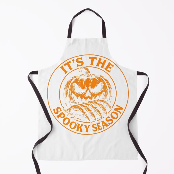 Item preview, It's The Spooky Season Pumpkin Skeleton Claw Halloween Badge T-Shirt designed and sold by Magoya Store ⭐⭐⭐⭐⭐.