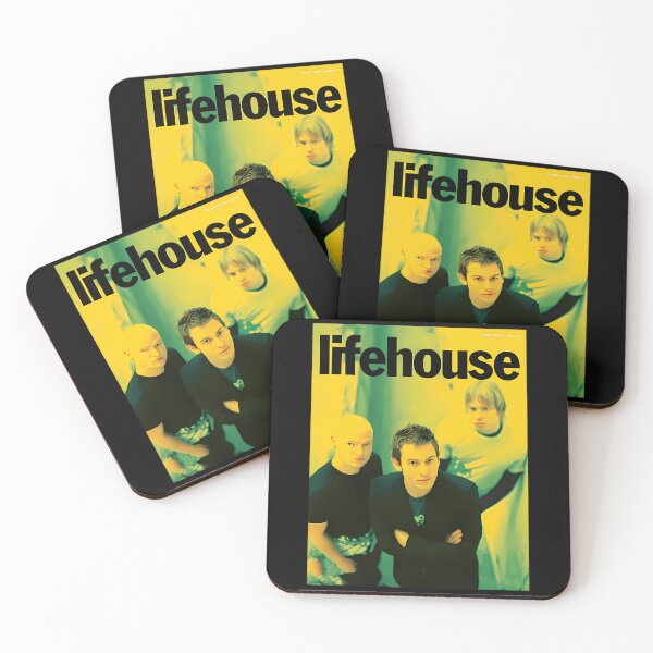 Item preview, Lifehouse Rock Band Vintage Yellow Graphic Fan Art designed and sold by RakeshPatelArt.
