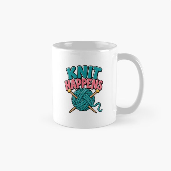 Item preview, Knit Happens – Funny Knitting & Yarn Lover designed and sold by EastEndTownie.
