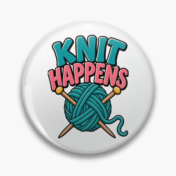Item preview, Knit Happens – Funny Knitting & Yarn Lover designed and sold by EastEndTownie.