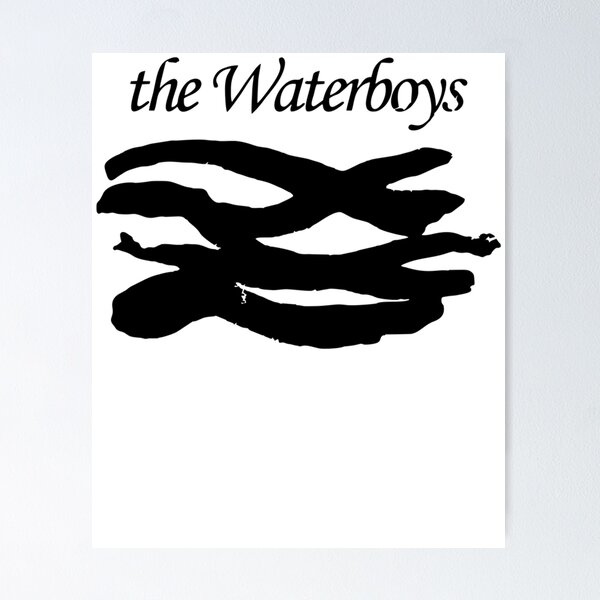 Item preview, The Waterboys Minimalist Black Script and Abstract Bird designed and sold by 6equal.