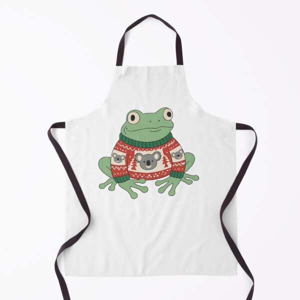 Item preview, Cute Frog Wearing Ugly Christmas Sweater Koala Holiday Kawaii Animal designed and sold by wingoo22.