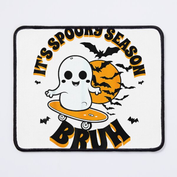 Item preview, It's Spooky Season Bruh Meme Slang Halloween Skater Ghost T-Shirt designed and sold by Alan Cruz.