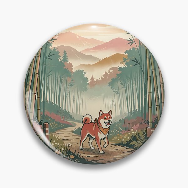 Item preview, Shiba Bamboo Trail designed and sold by PictoVibe.