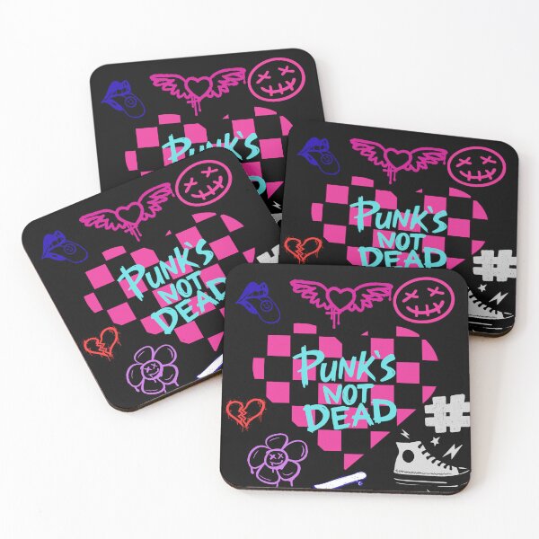 Item preview, Punks Not Dead Y2K Grunge Aesthetic Heart Graphic designed and sold by V8Green.