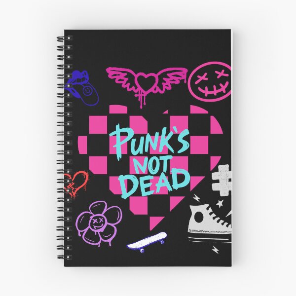 Item preview, Punks Not Dead Y2K Grunge Aesthetic Heart Graphic designed and sold by V8Green.
