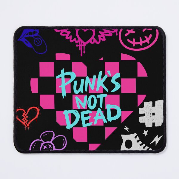 Item preview, Punks Not Dead Y2K Grunge Aesthetic Heart Graphic designed and sold by V8Green.