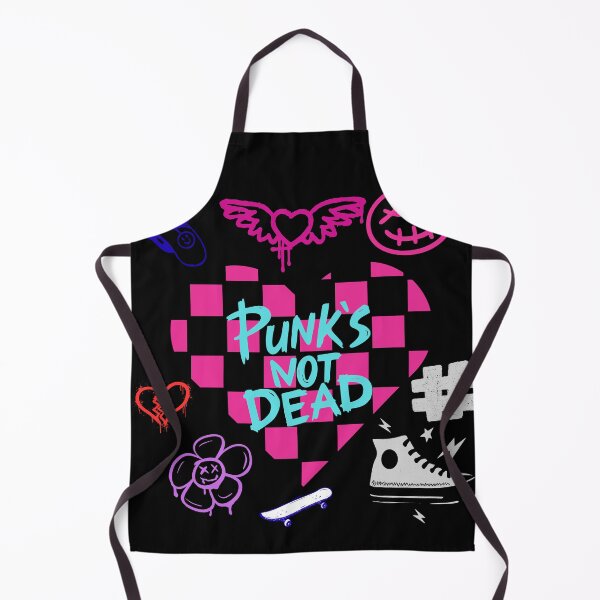 Item preview, Punks Not Dead Y2K Grunge Aesthetic Heart Graphic designed and sold by V8Green.