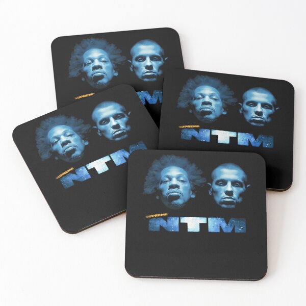 Item preview, NTM French Hip Hop Duo Supreme Gritty Blue Lettering designed and sold by 6equal.