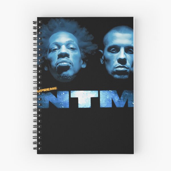 Item preview, NTM French Hip Hop Duo Supreme Gritty Blue Lettering designed and sold by 6equal.