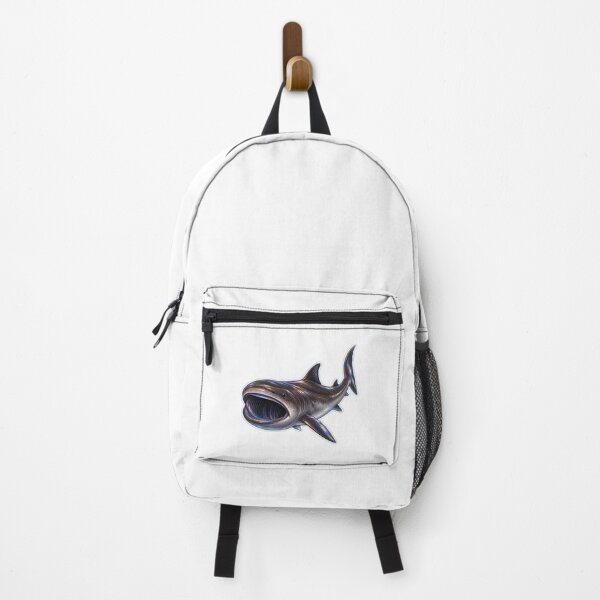 Item preview, Basking Shark Holographic Marine Life Illustration designed and sold by KenworksDigital.