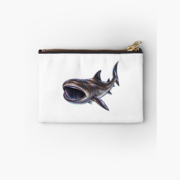 Item preview, Basking Shark Holographic Marine Life Illustration designed and sold by KenworksDigital.