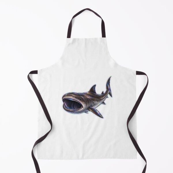 Item preview, Basking Shark Holographic Marine Life Illustration designed and sold by KenworksDigital.