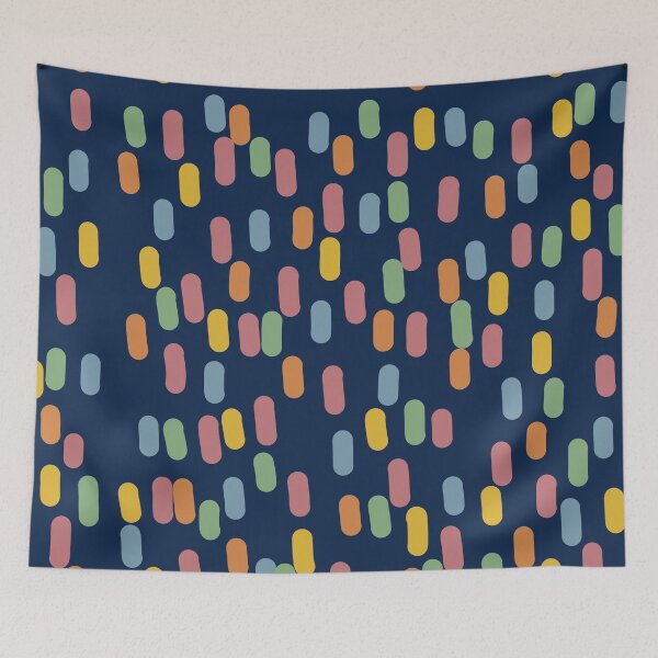 Item preview, Sprinkles pattern with a dark background designed and sold by Line & Tide.