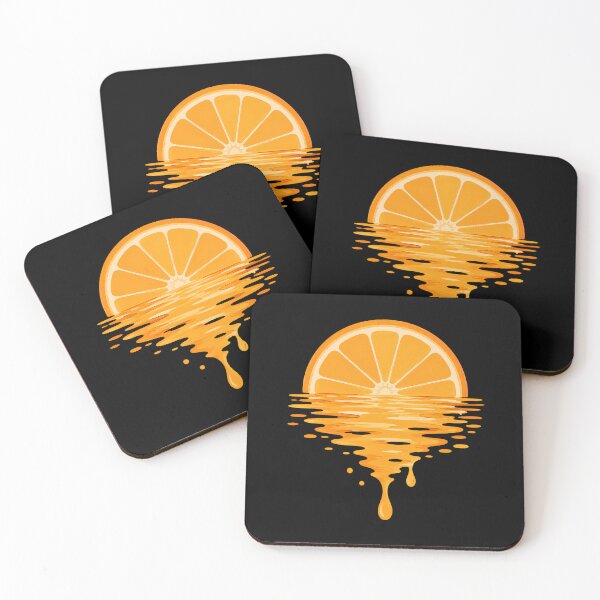 Item preview, Orange Slice Sunset Melting Dripping designed and sold by bobcatmarty.