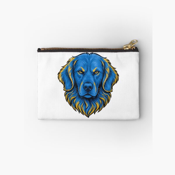 Item preview, Vibrant Blue & Yellow Dog Portrait  designed and sold by SariahSteng.