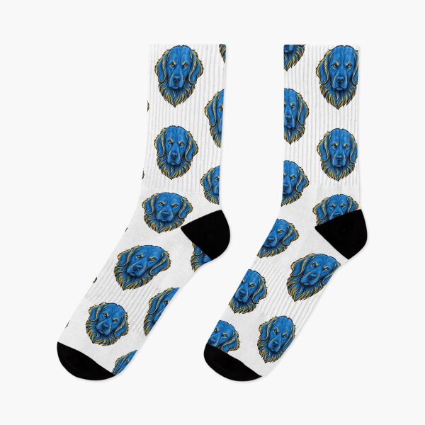 Item preview, Vibrant Blue & Yellow Dog Portrait  designed and sold by SariahSteng.