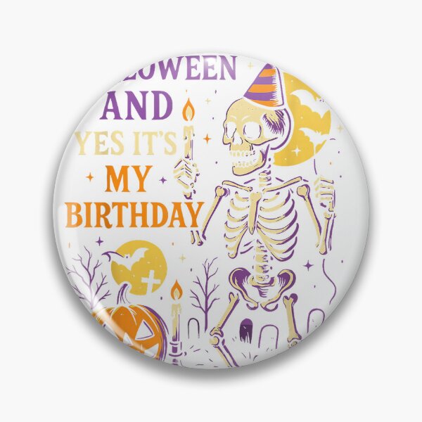Item preview, Its My Birthday Shirt Women Men, Halloween Skeleton Birthday T-Shirt designed and sold by Magoya Store ⭐⭐⭐⭐⭐.
