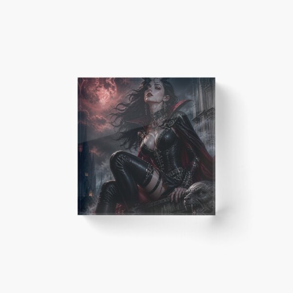 Item preview, Gothic Vampire Queen under the Blood Moon designed and sold by V8Green.