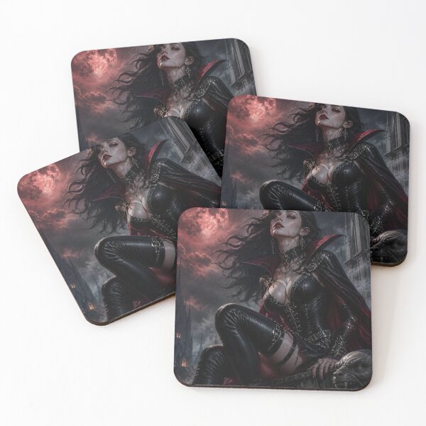 Item preview, Gothic Vampire Queen under the Blood Moon designed and sold by V8Green.