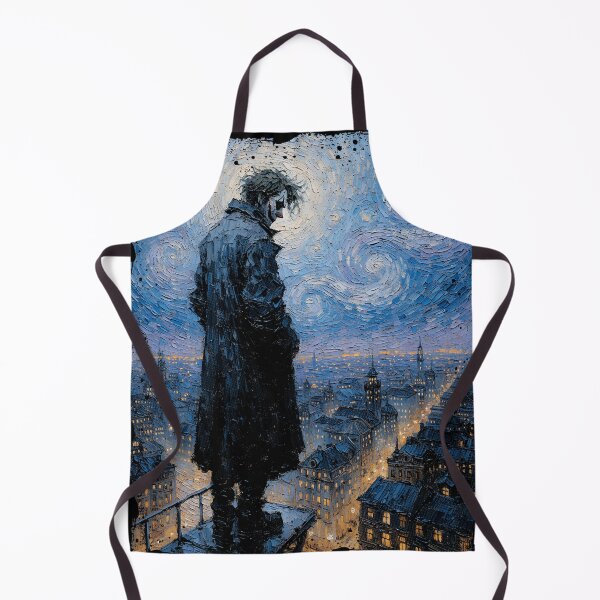Item preview, Midnight Clown – Melancholy City Oil Painting designed and sold by The Mellonaire.