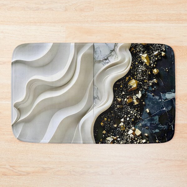 Item preview, Alabaster and Slate Geometric Spiral with Pyrite Accents designed and sold by Vicky Brago-Mitchell®.
