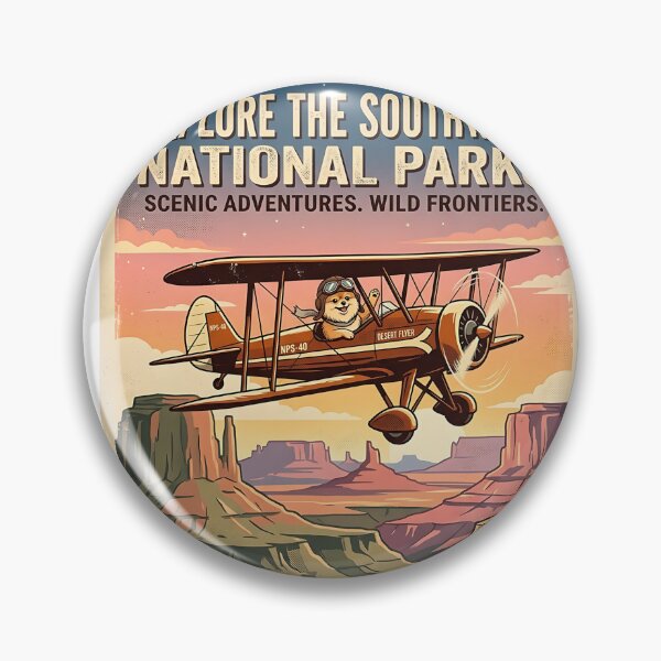Item preview, Pomeranian Desert Pilot designed and sold by PictoVibe.