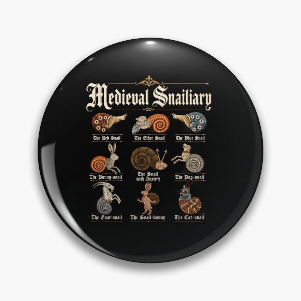 Item preview, Medieval Snailiary Fantasy Bestiary Snail Creatures Collection Design designed and sold by MiALopezArt.