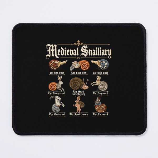 Item preview, Medieval Snailiary Fantasy Bestiary Snail Creatures Collection Design designed and sold by MiALopezArt.