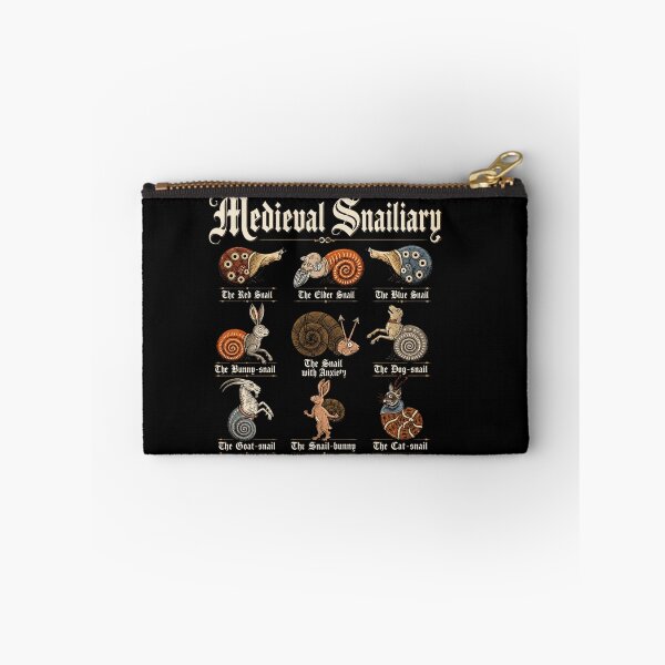 Item preview, Medieval Snailiary Fantasy Bestiary Snail Creatures Collection Design designed and sold by MiALopezArt.