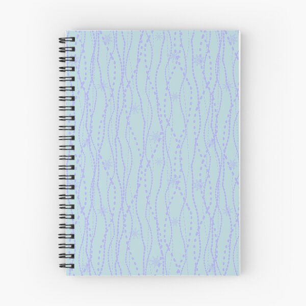 Item preview, snowflakes falling - frosted lace - purple blue designed and sold by Stephanie Fiona Design.