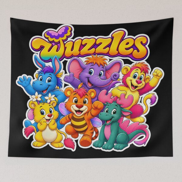 Item preview, Wuzzles Retro 80s Cartoon Animal Fusion – Colorful Cute Hybrid Creatures Vintage Nostalgic designed and sold by raspeed.