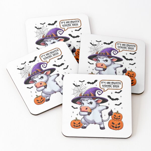 Item preview, It's Halloween Season Bruh Funny Cow Moo Spooky Season T-Shirt designed and sold by shop-insider.