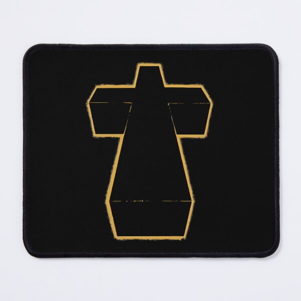 Item preview, Justice Band Golden Cross Electronic Music Symbol designed and sold by Ssirshop.