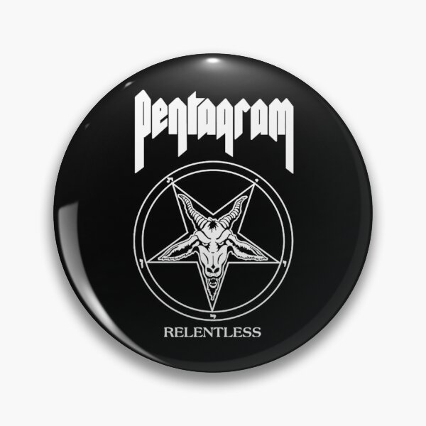 Artikelvorschau, Pentagram Band Unerbittlicher Doom Metal Ziegenstern entworfen und verkauft von Ssirshop.