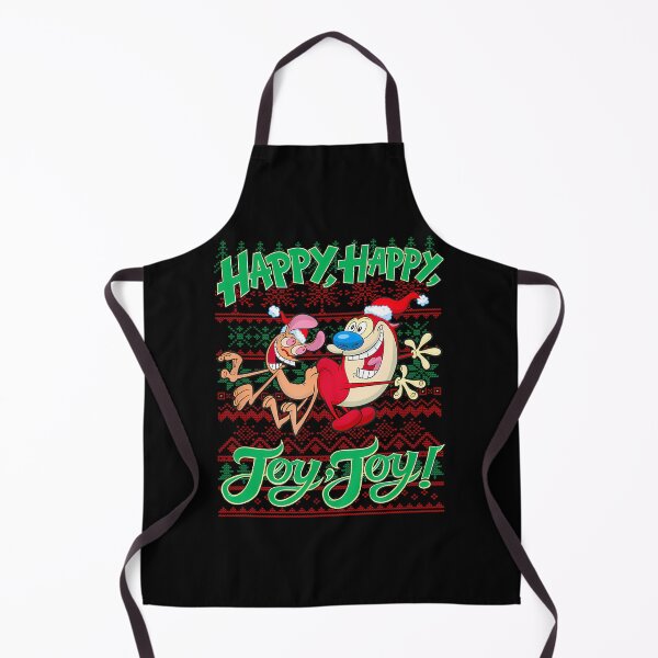 Item preview, Ren And Stimpy Happy Happy Joy Joy Christmas Ugly Sweater designed and sold by RakeshPatelArt.