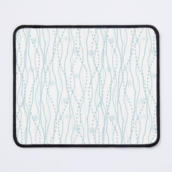 Item preview, snowflakes falling - frosted lace - blue white designed and sold by Stephanie Fiona Design.
