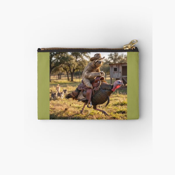 Item preview, Turkey Ridin' Sloth designed and sold by Tridentulus.