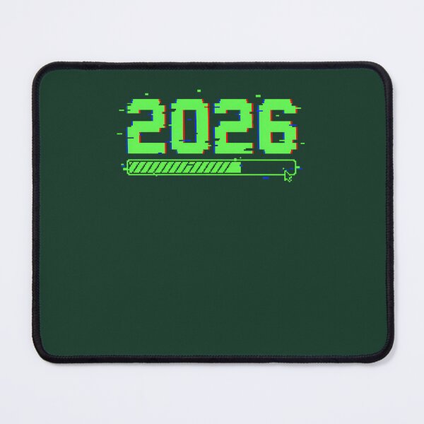 Item preview, 2026 Loading Bar - Glitch Pixel Art New Year Eve Sticker 674 designed and sold by joycehwang.