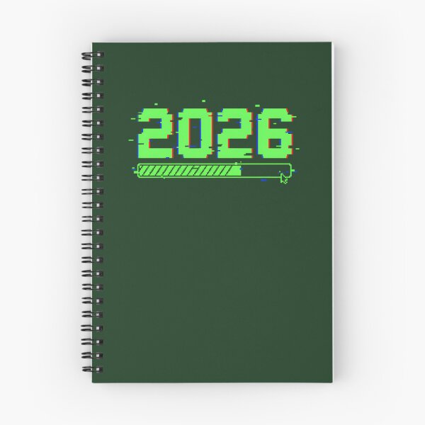 Item preview, 2026 Loading Bar - Glitch Pixel Art New Year Eve Sticker 674 designed and sold by joycehwang.