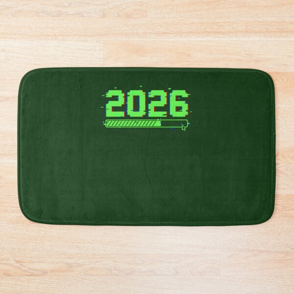 Item preview, 2026 Loading Bar - Glitch Pixel Art New Year Eve Sticker 674 designed and sold by joycehwang.
