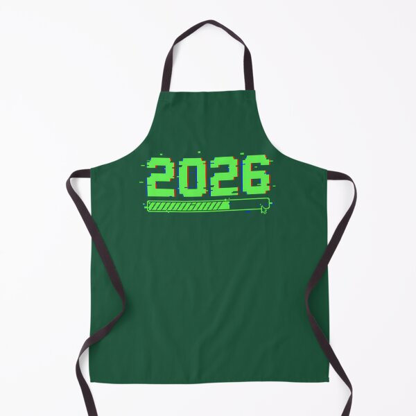 Item preview, 2026 Loading Bar - Glitch Pixel Art New Year Eve Sticker 674 designed and sold by joycehwang.